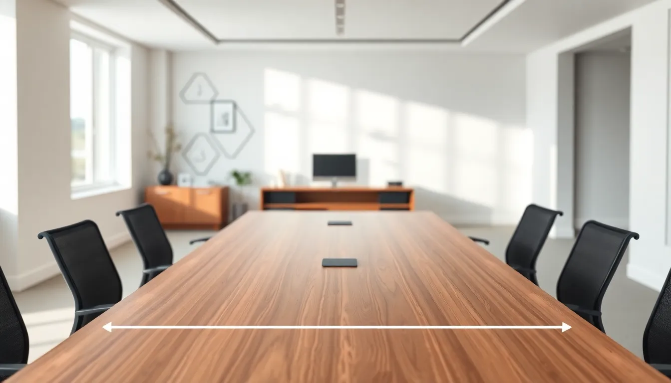 modern workspace with a 41.62x24 inch tabletop.