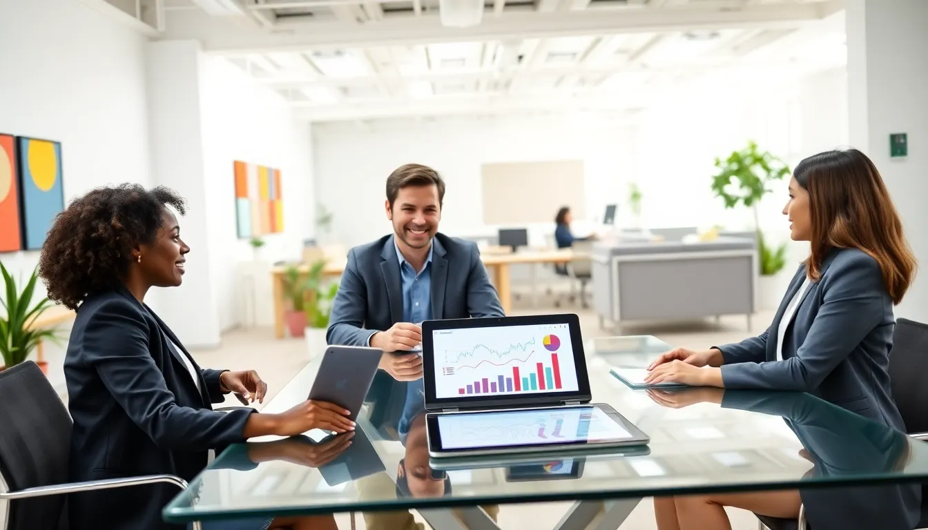 diverse team discussing cultural fit in a modern office.