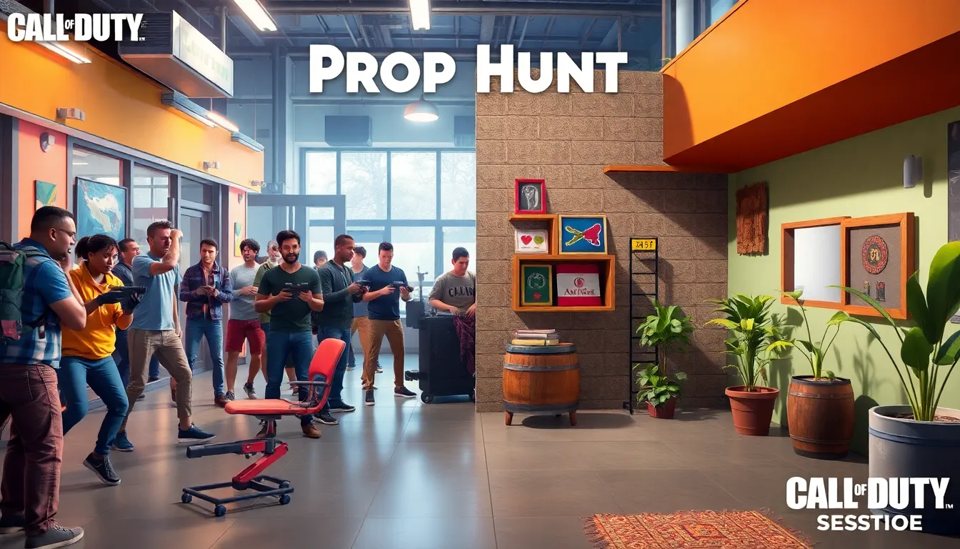 gamers searching for hidden objects in a vibrant urban setting.