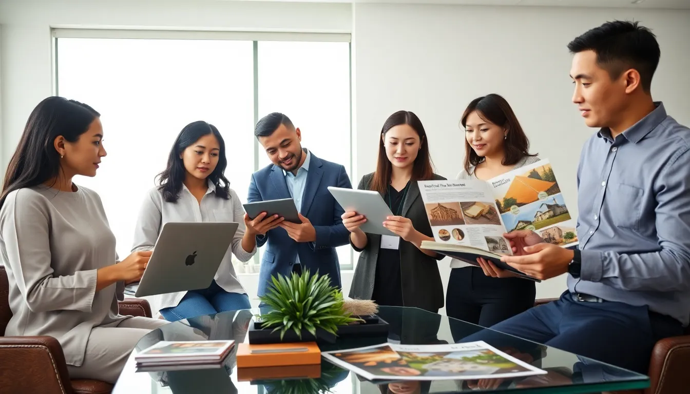 diverse team discussing alternative methods for storing money.