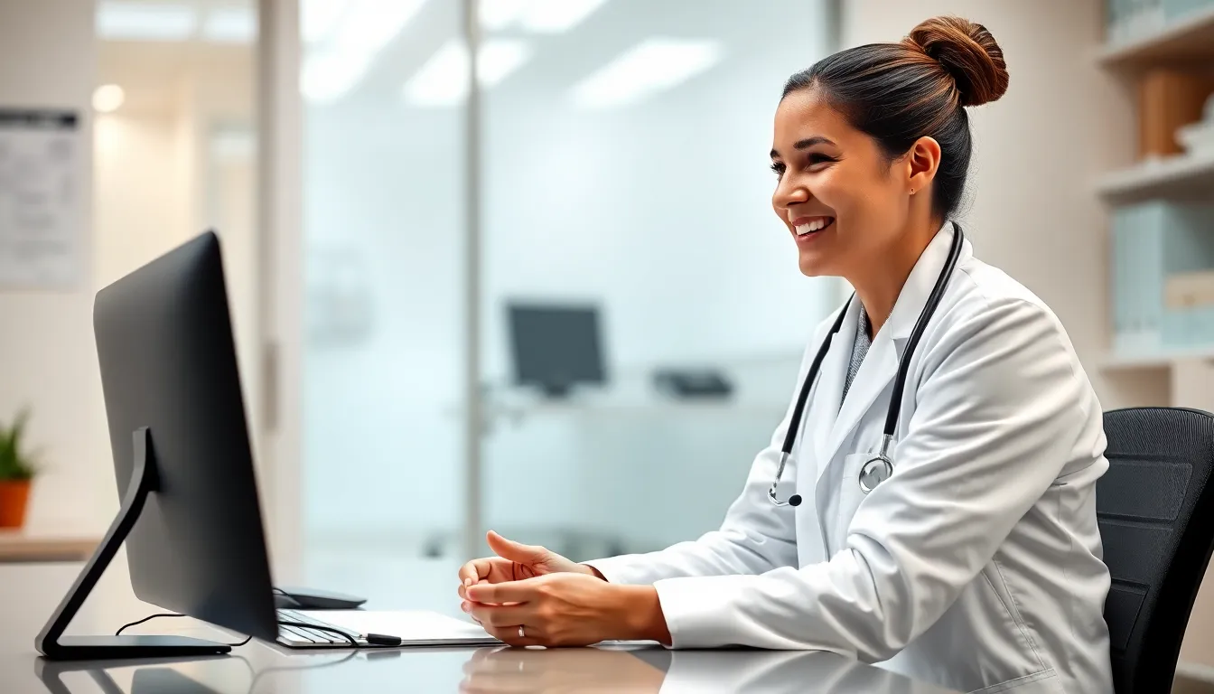 DPC doctor in telehealth or virtual consultation