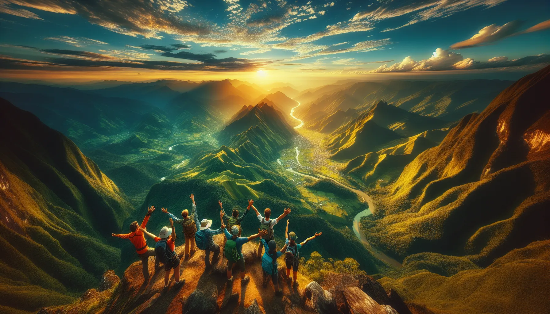 stunning panoramic view from the summit of Jaroconca Mountain.