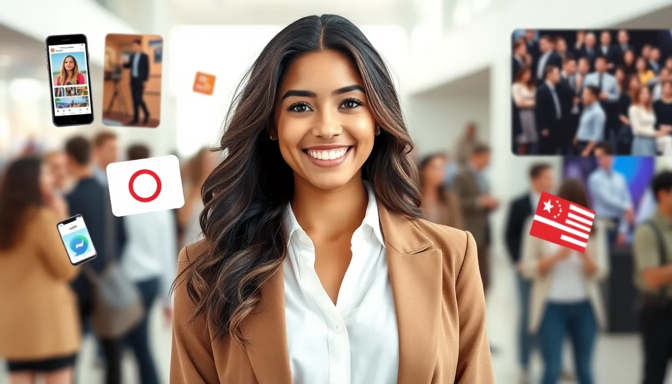 Bayleejanec in a dynamic collage showcasing her rise to success.