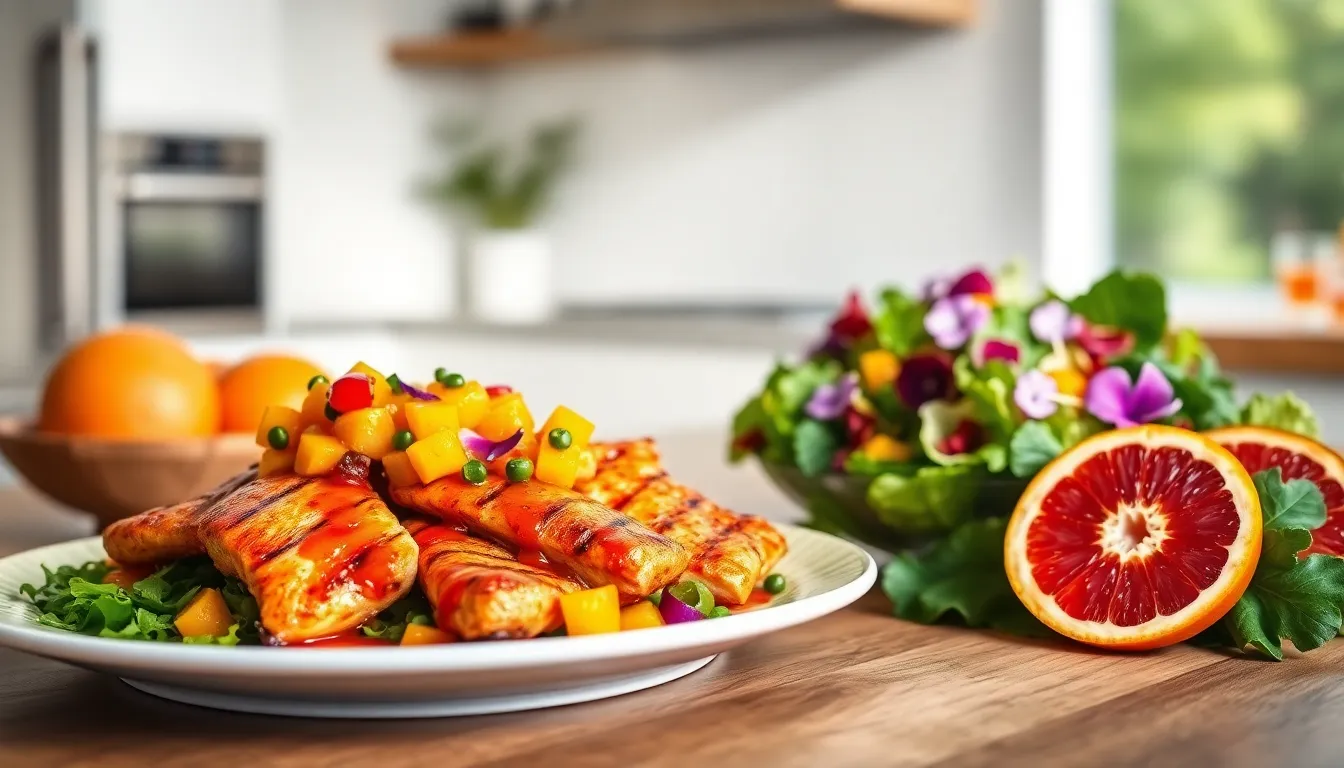 vibrant summer dish showcasing emerging food trends.