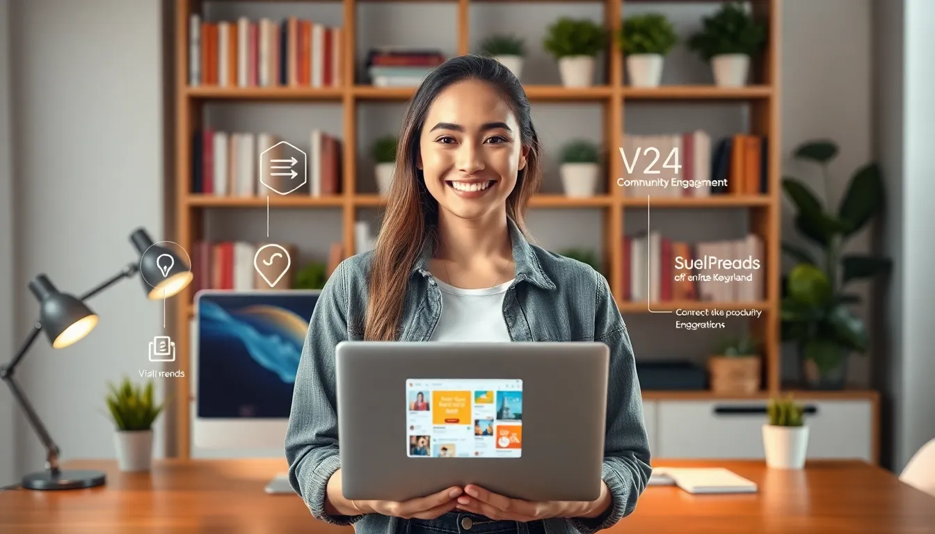 portrait of Marcyrose44 in a creative workspace.