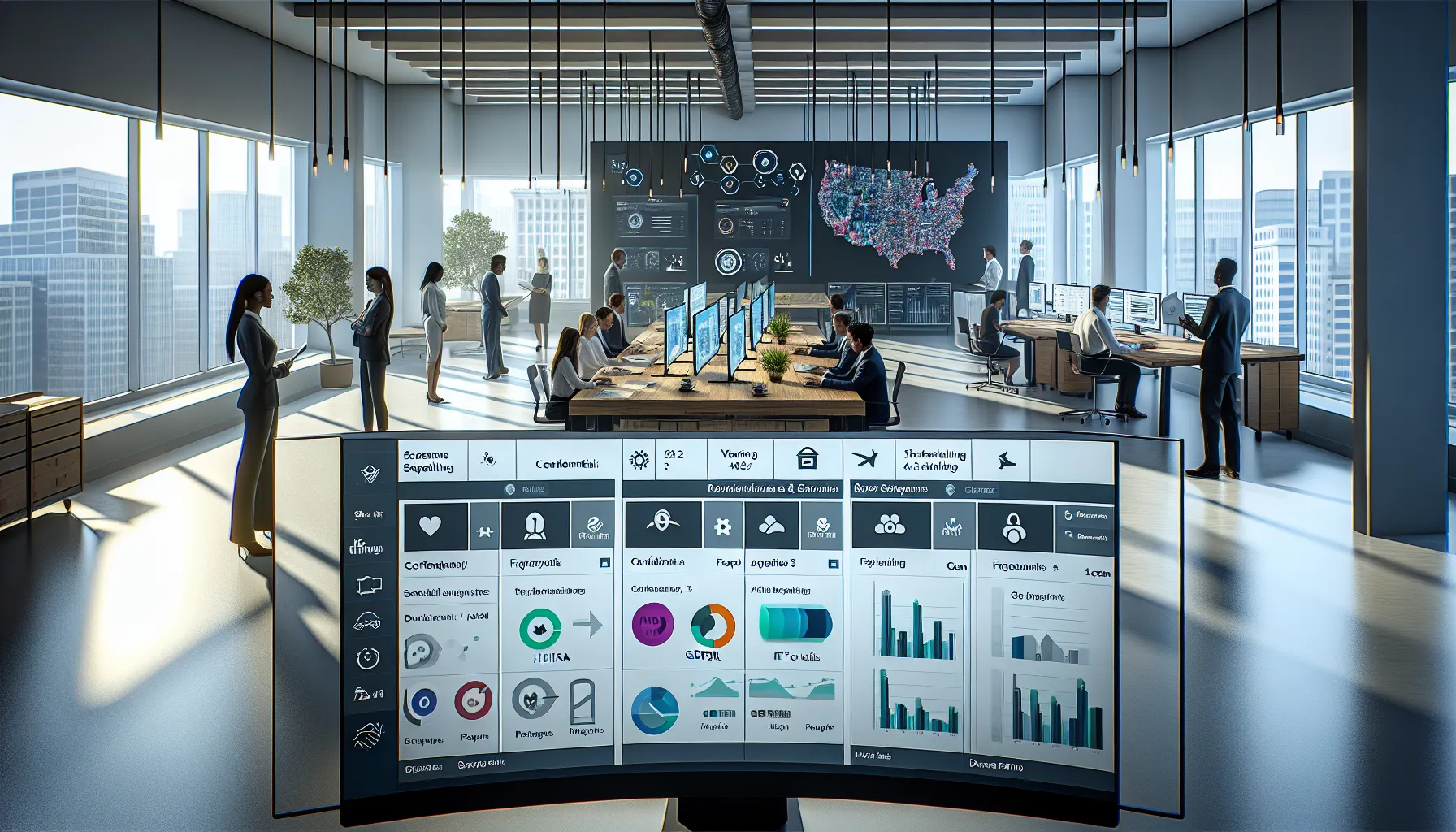 Analytics team using Microsoft Power Automate to orchestrate secure BI report scheduling.