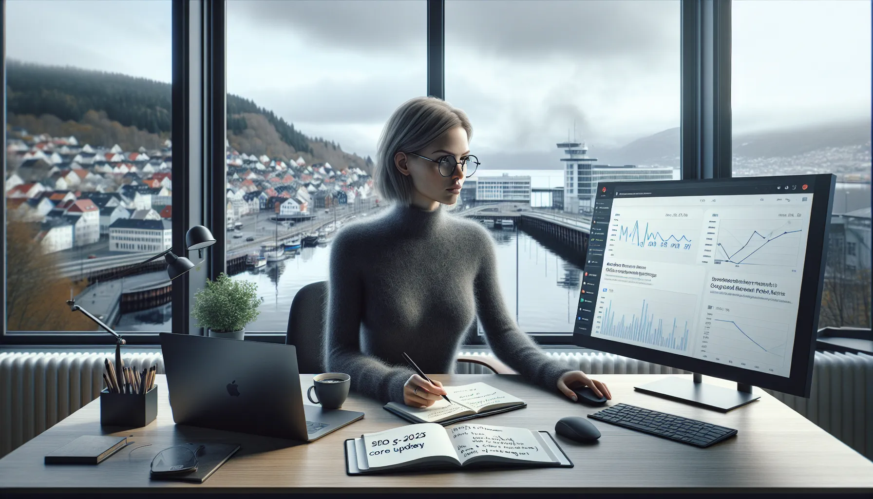 Norwegian seo specialist studies google update impact on rankings and content strategy.