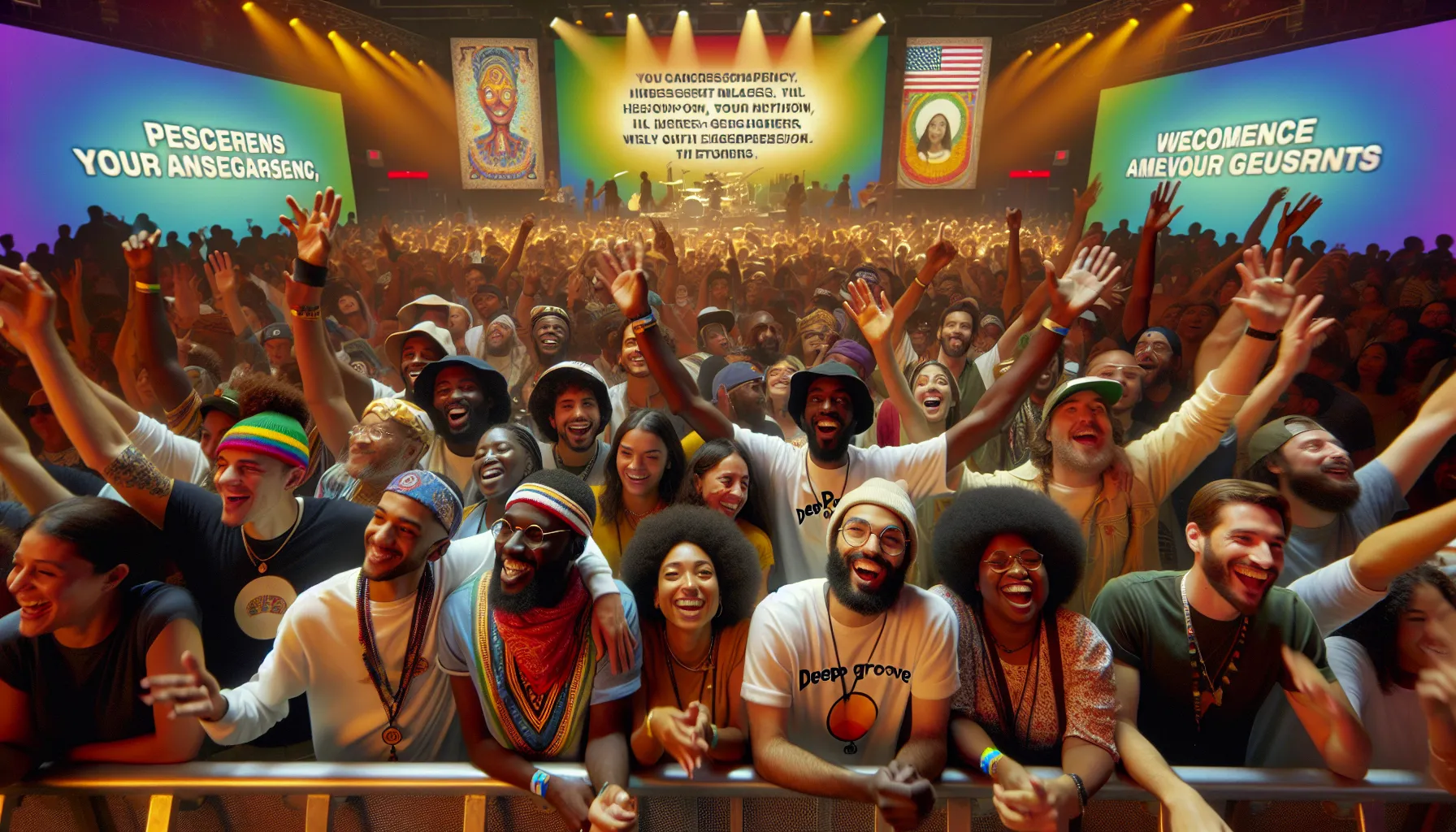 diverse fans supporting DirtygrooveGC at a lively event.