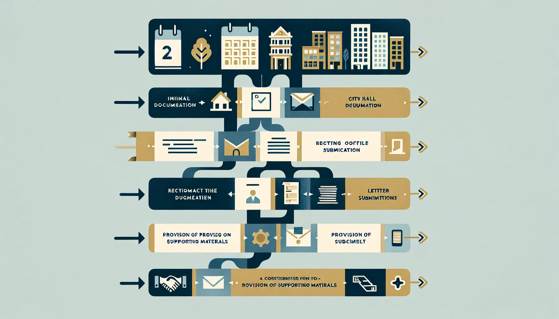 diagram showing steps to start a rent review in Orinda