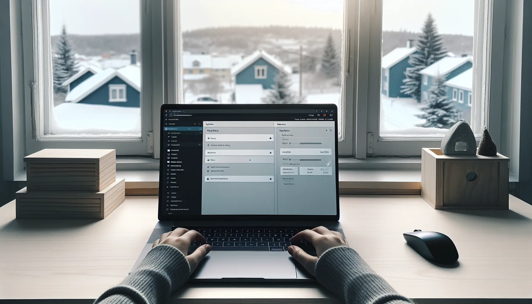 Norwegian developer adds custom block in wordpress alongside classic widget panel.
