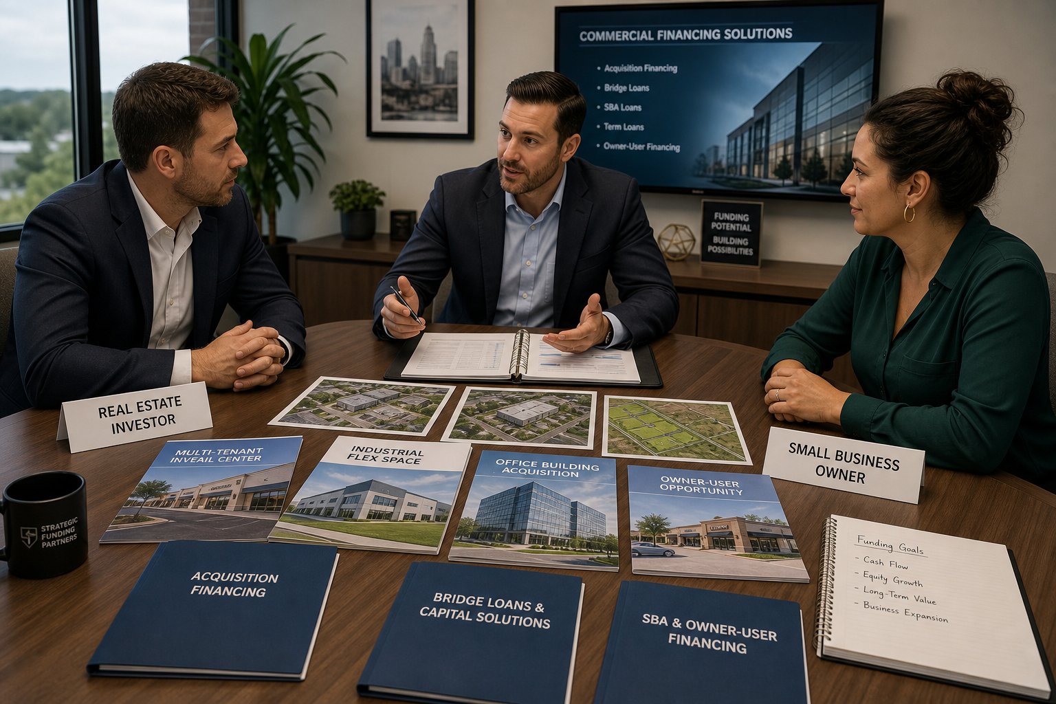 Commercial Mortgages In Haslingden 6 Advisor comparing commercial property funding options for different types of business clients.