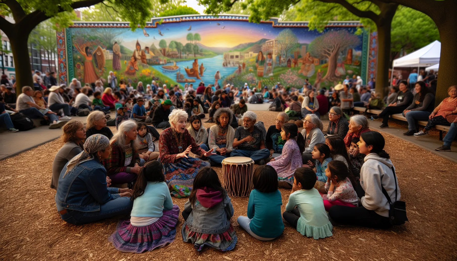 community festival celebrating cultural storytelling and art.