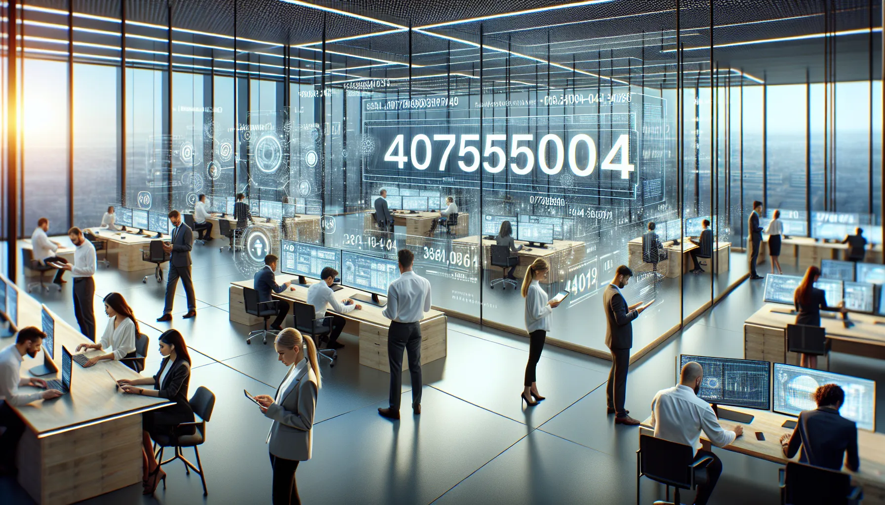 team of professionals analyzing data related to number 4075850704.