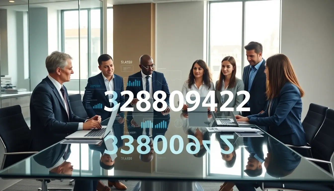 diverse team discussing data analytics in a modern office.