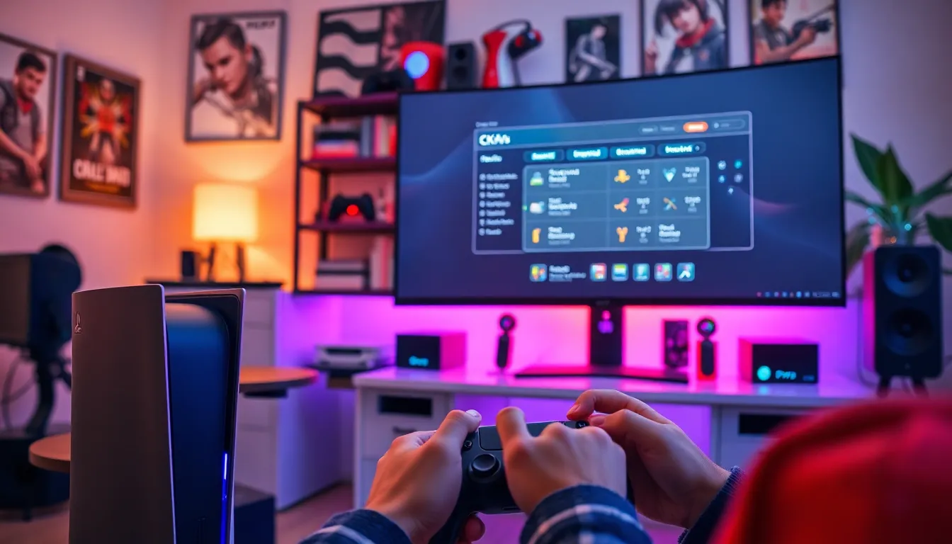 gamer using CK2Generator on a modern gaming setup.