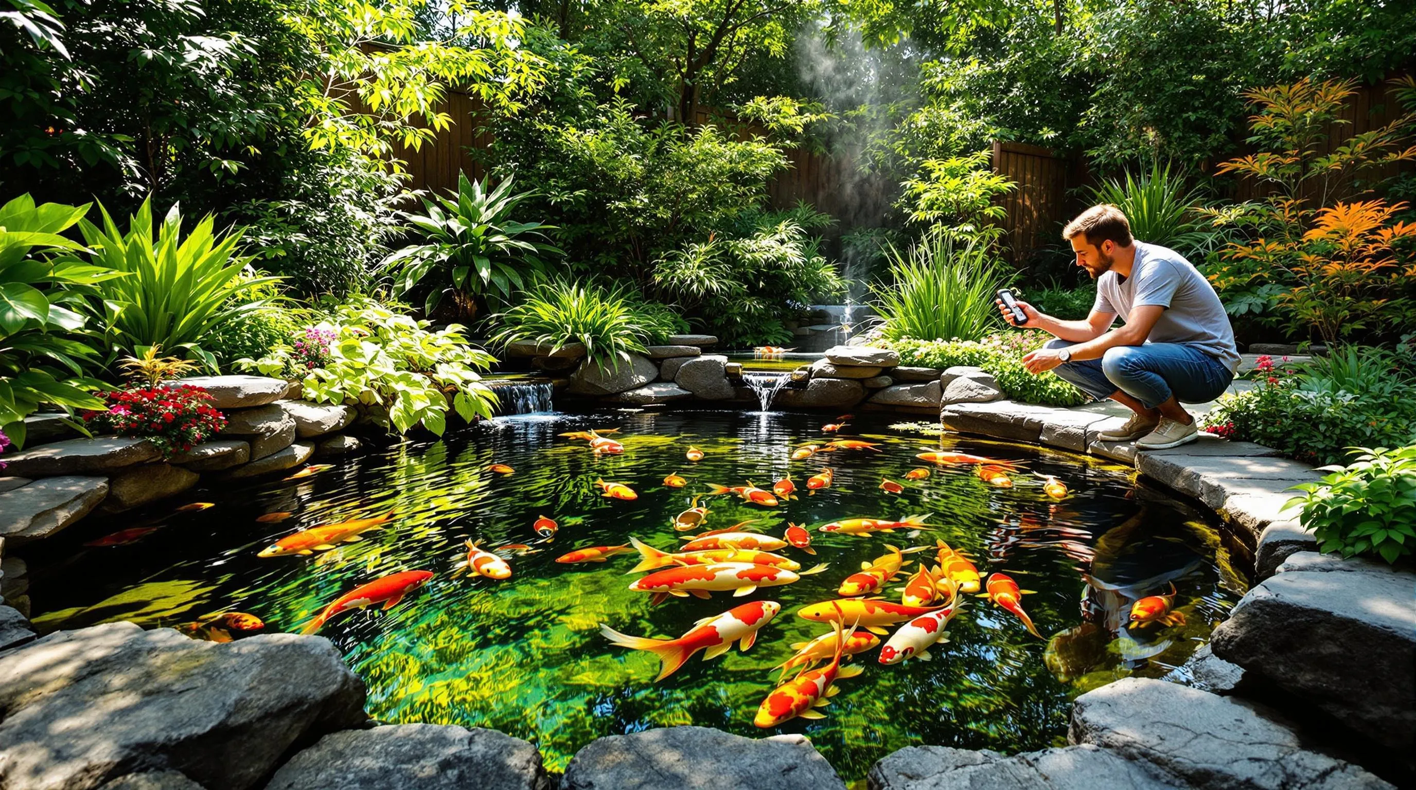 15 Stunning Koi Pond Ideas to Transform Your Backyard into a Peaceful Oasis 2