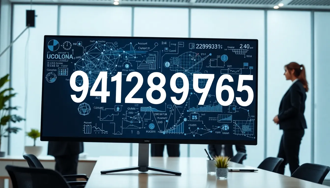 professionals analyzing data related to the number 9412893765.