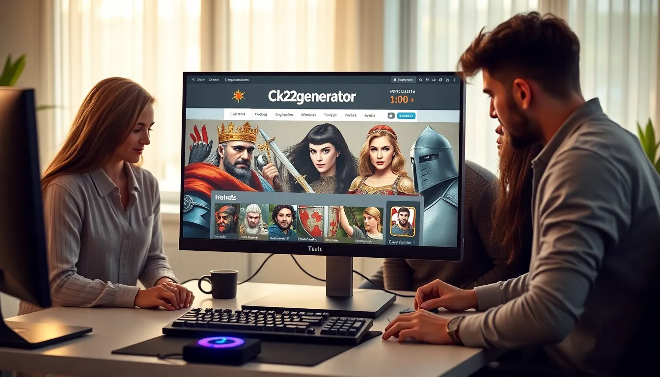 group collaborating on character customization for a game.
