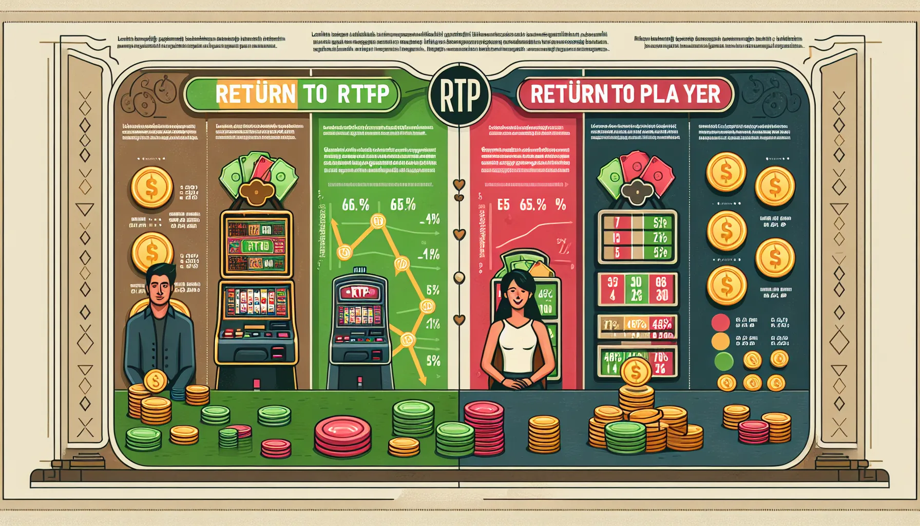 Comparison of casino game RTP percentages and their effects on player experience.