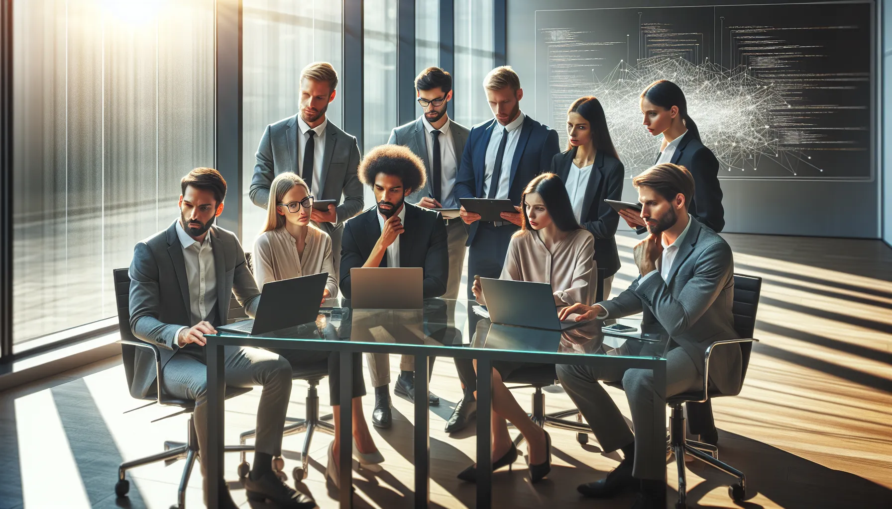 diverse IT team collaborating on GDTJ45 Builder Software.