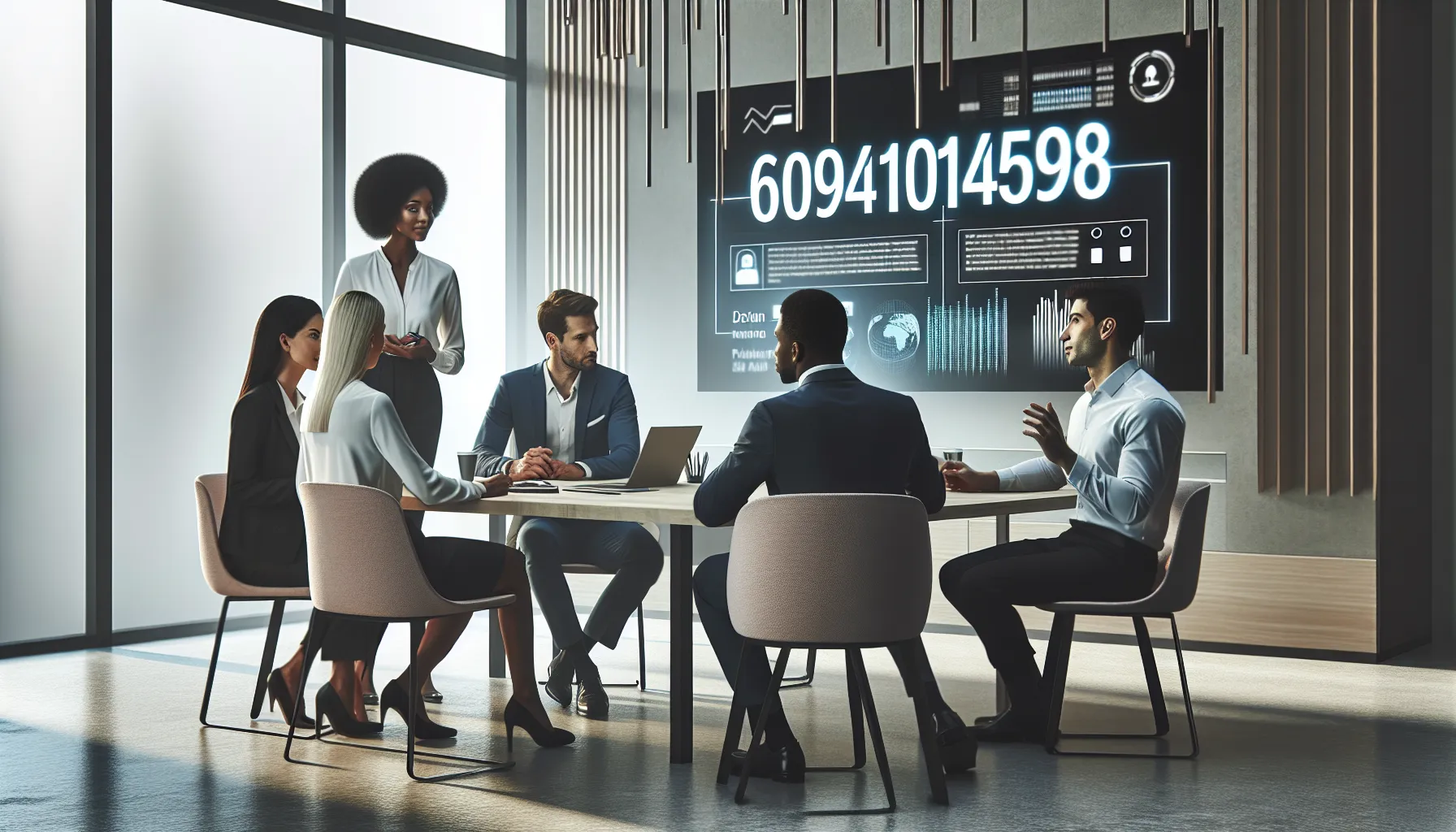 team analyzing the significance of the number 6094104598.