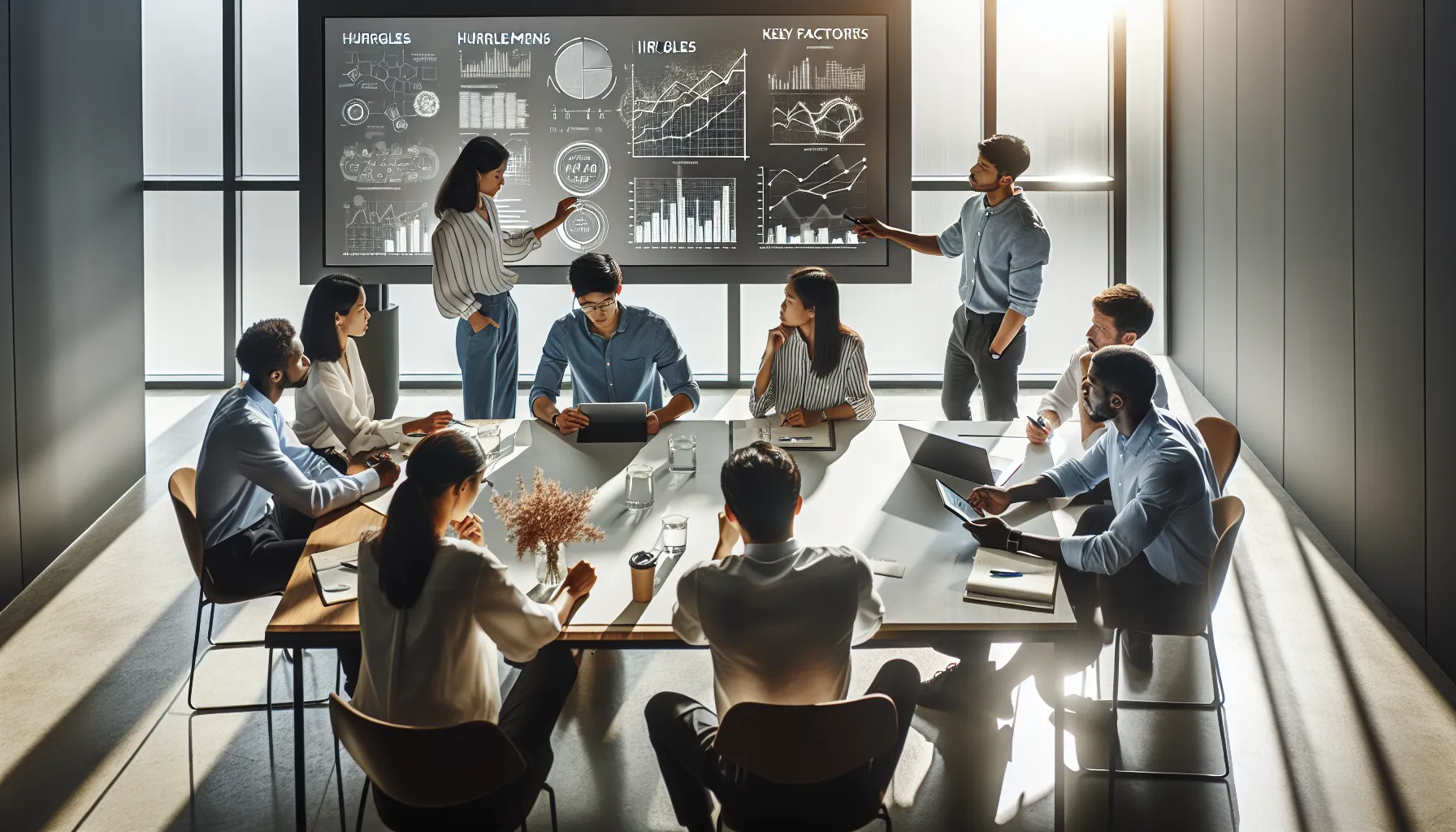 diverse team discussing challenges of identifier 4576.33.4 in a modern office.