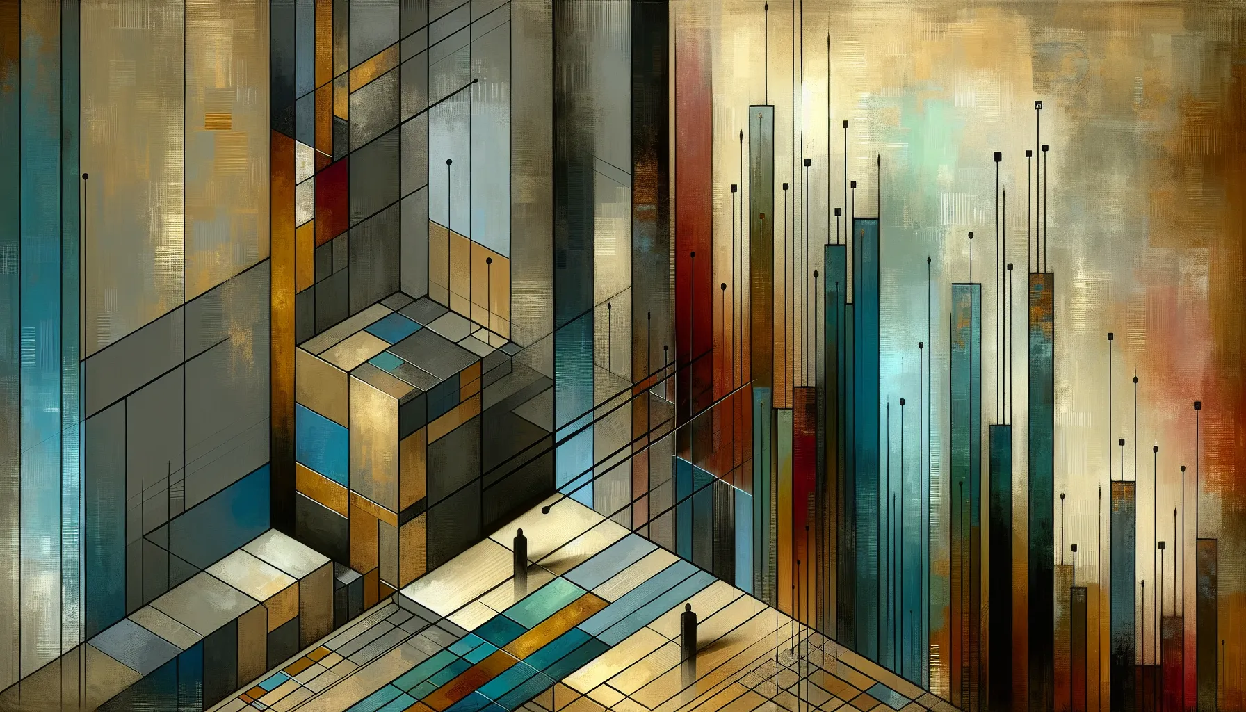 Abstract shapes suggesting contracts, timelines, and repayment tension. - Do Physician Assistants Repay Signing Bonuses