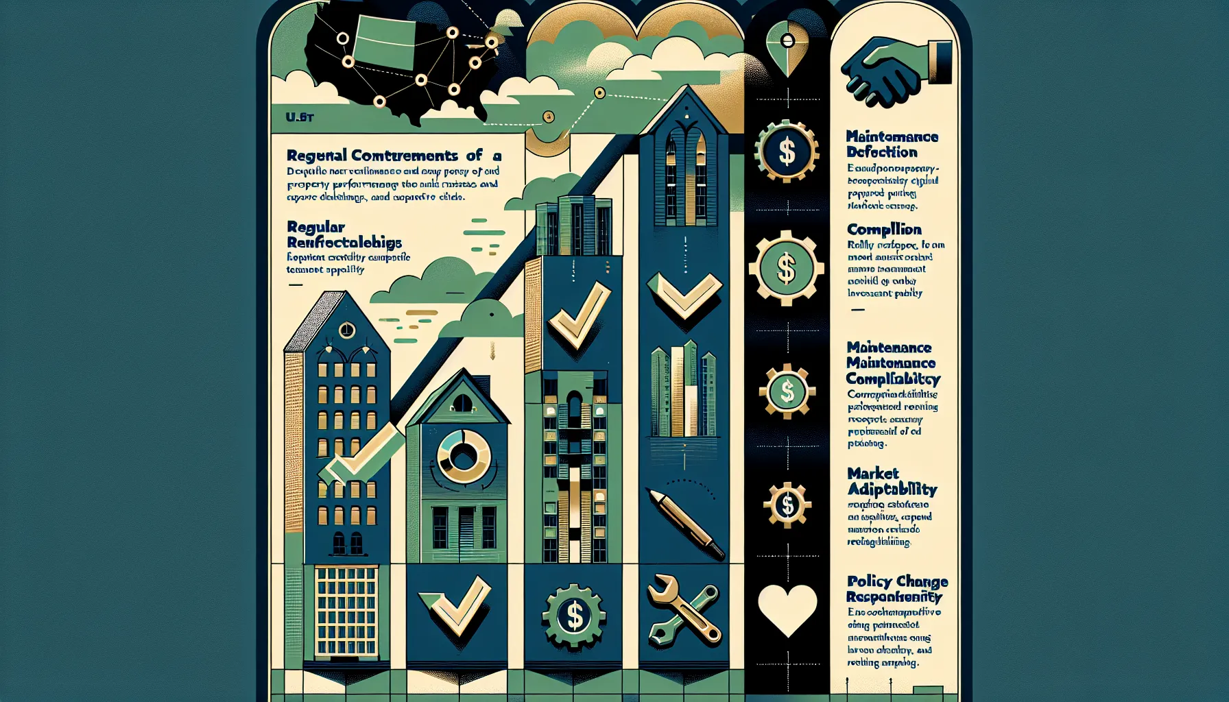 infographic showing benefits of property performance audits for Danville properties