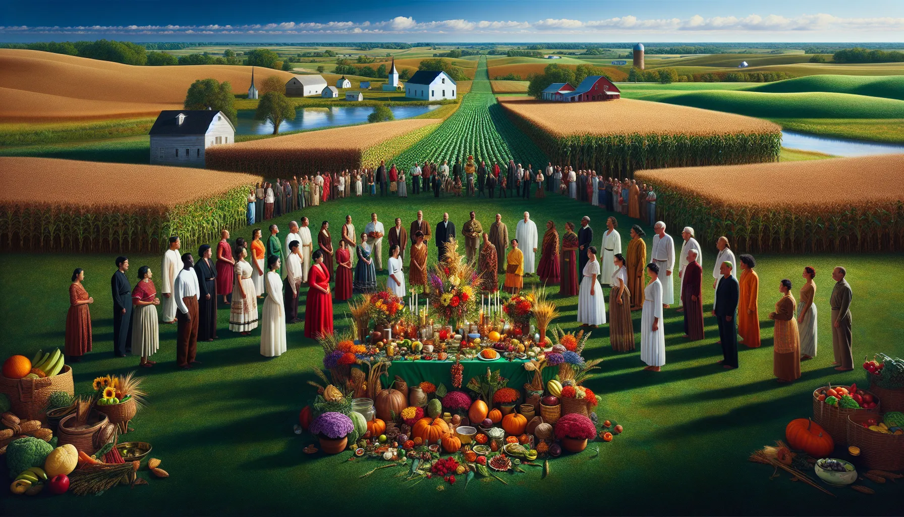 community celebrating agricultural heritage in a rural landscape.