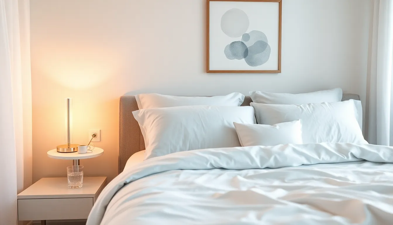 cozy bedroom setting emphasizing the importance of a good night's sleep.