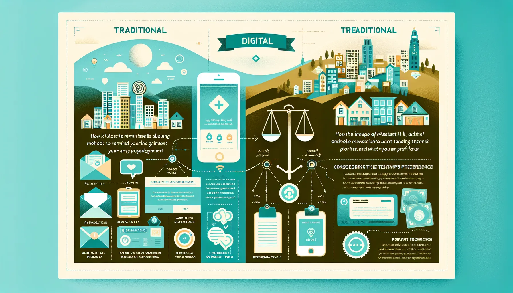 comparison of digital and traditional rent reminder methods
