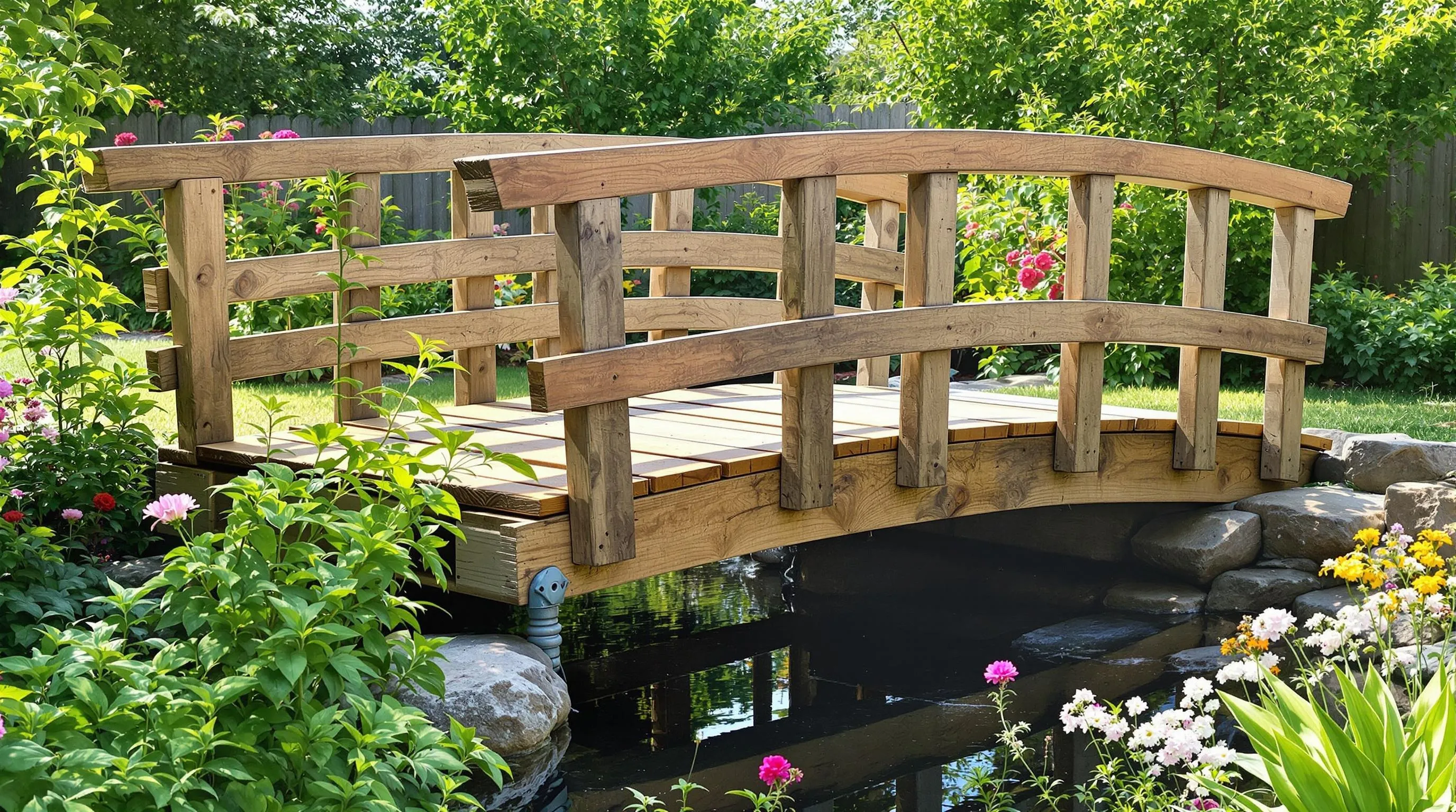 10 Enchanting Garden Bridge Ideas to Transform Your Outdoor Space 6