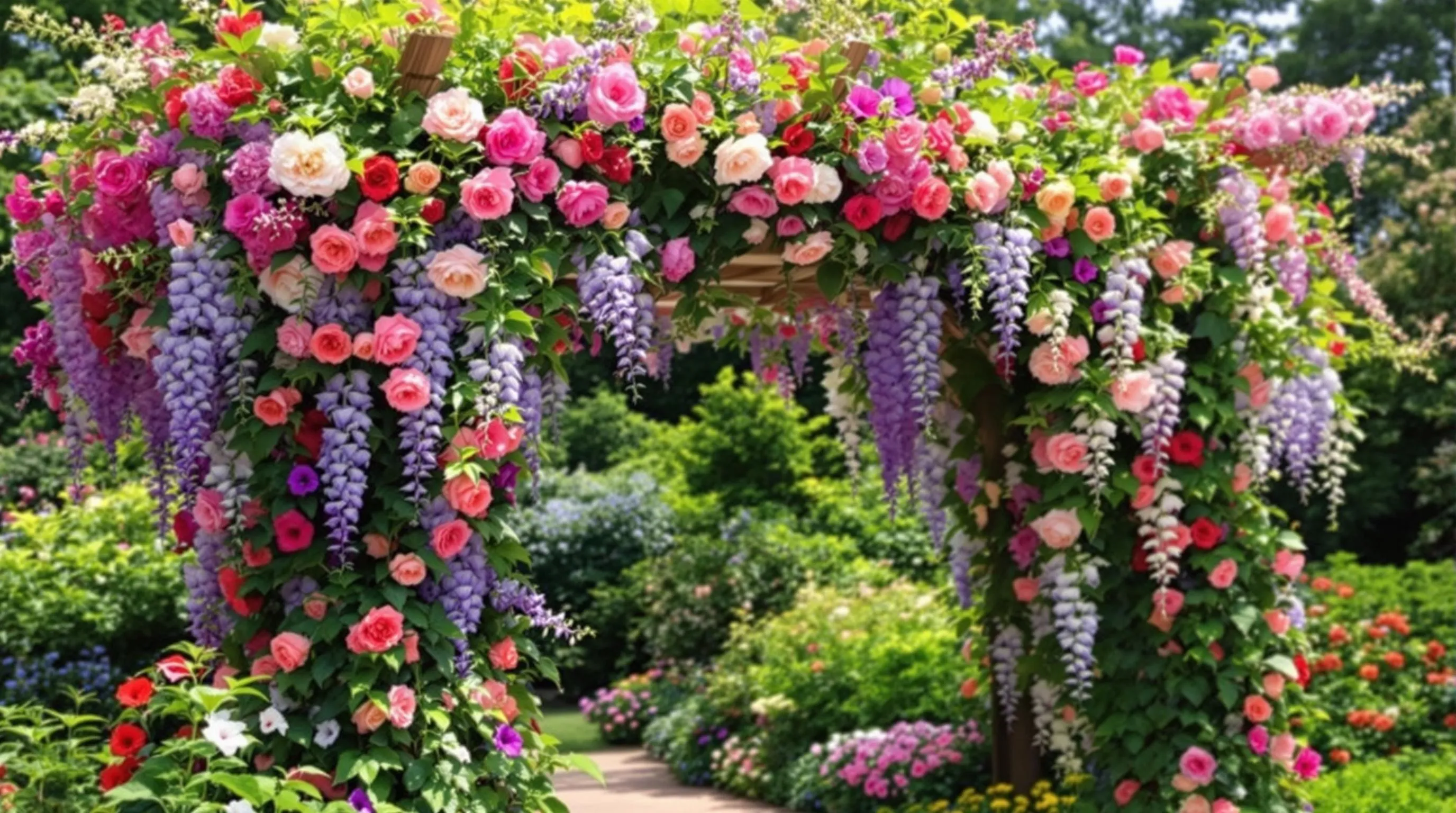 35 Stunning Garden Arbor Ideas to Transform Your Outdoor Space 4