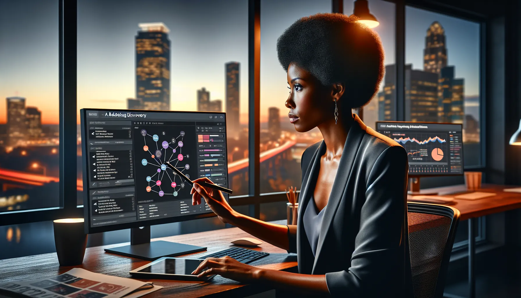 Marketer analyzes AI-driven ad cohorts, creative tests, and automated budget pacing.