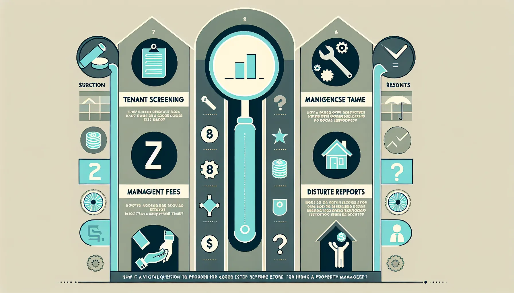 infographic showing key questions to ask a property manager