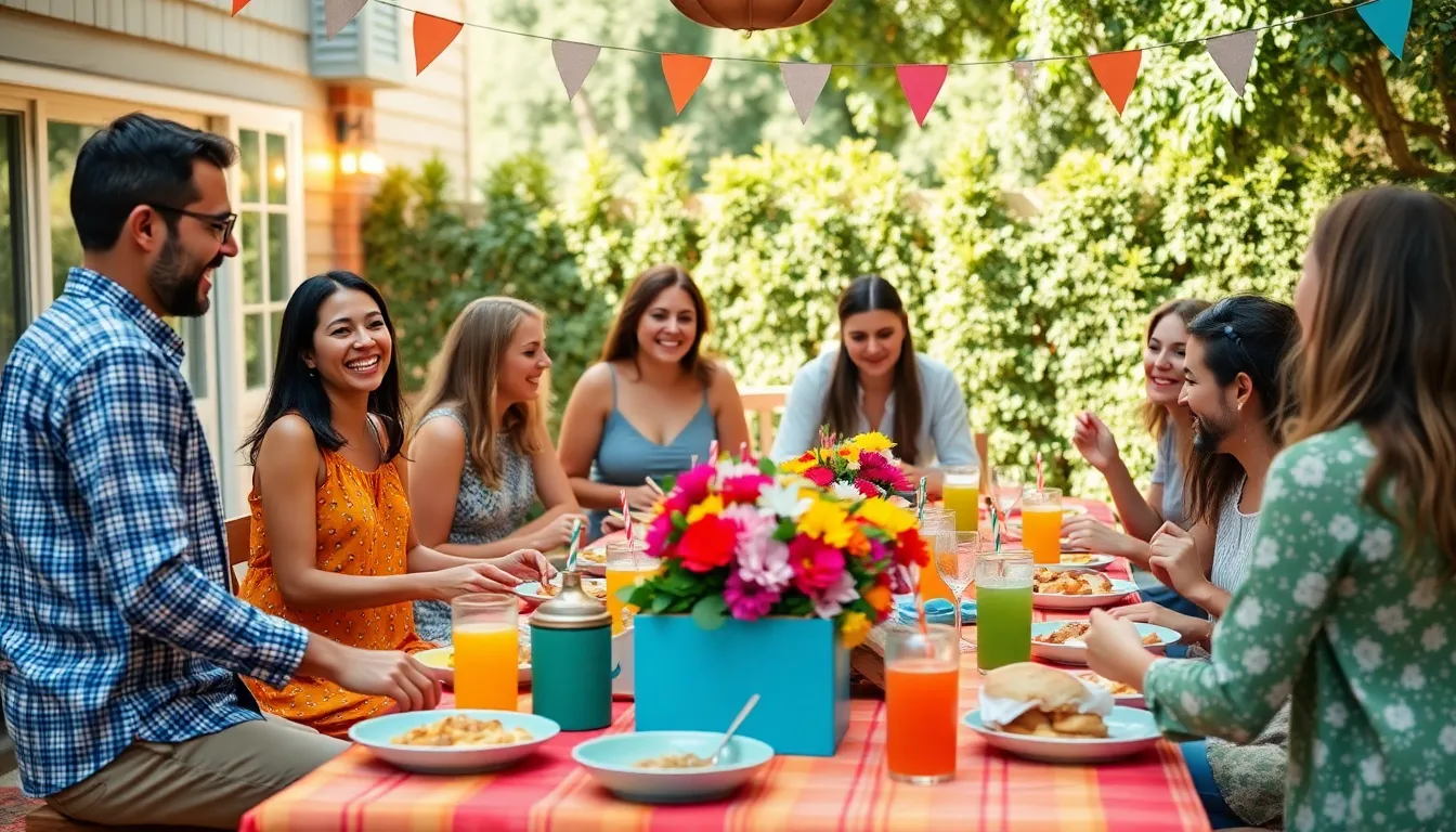 diverse group enjoying a budget-friendly outdoor gathering.