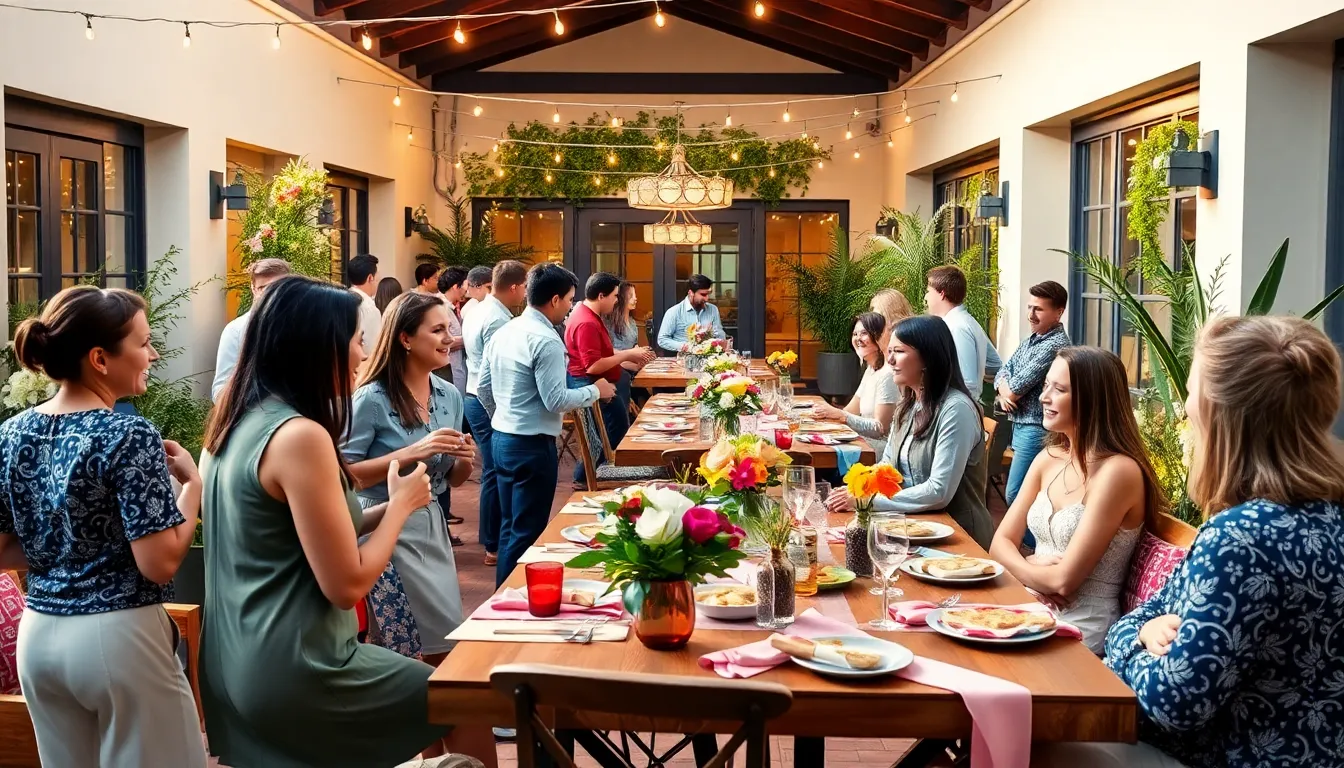 diverse group celebrating at a budget-friendly outdoor event.