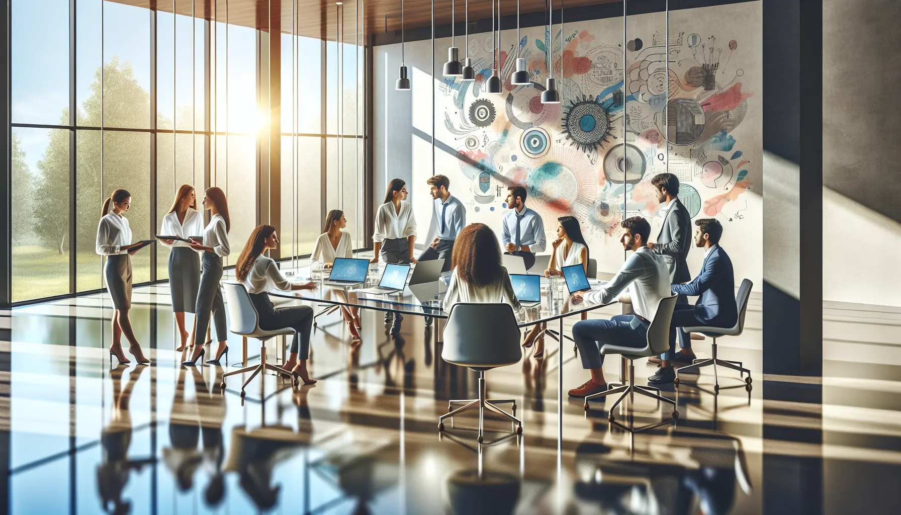 young professionals collaborating on future trends of Qpibandee.