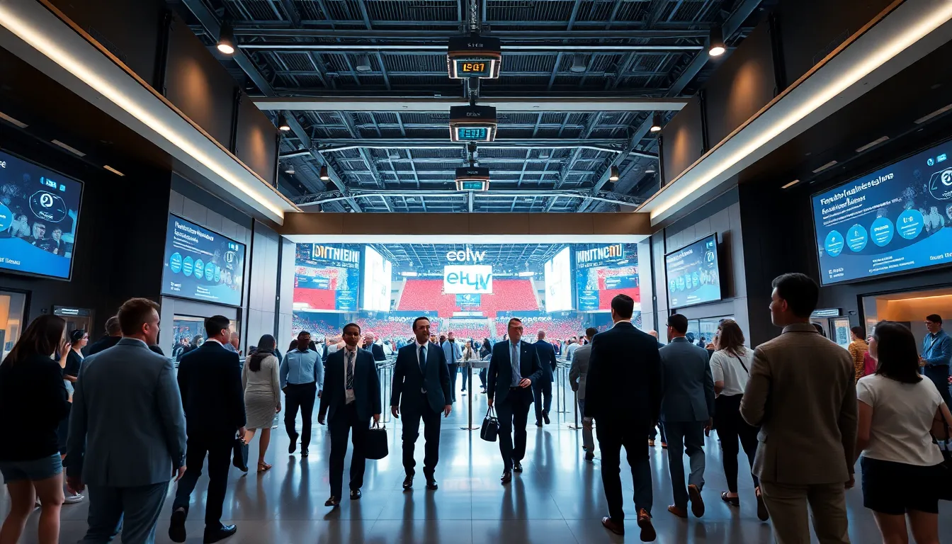 modern security entrance showcasing Evolv Technology's visitor-friendly systems.
