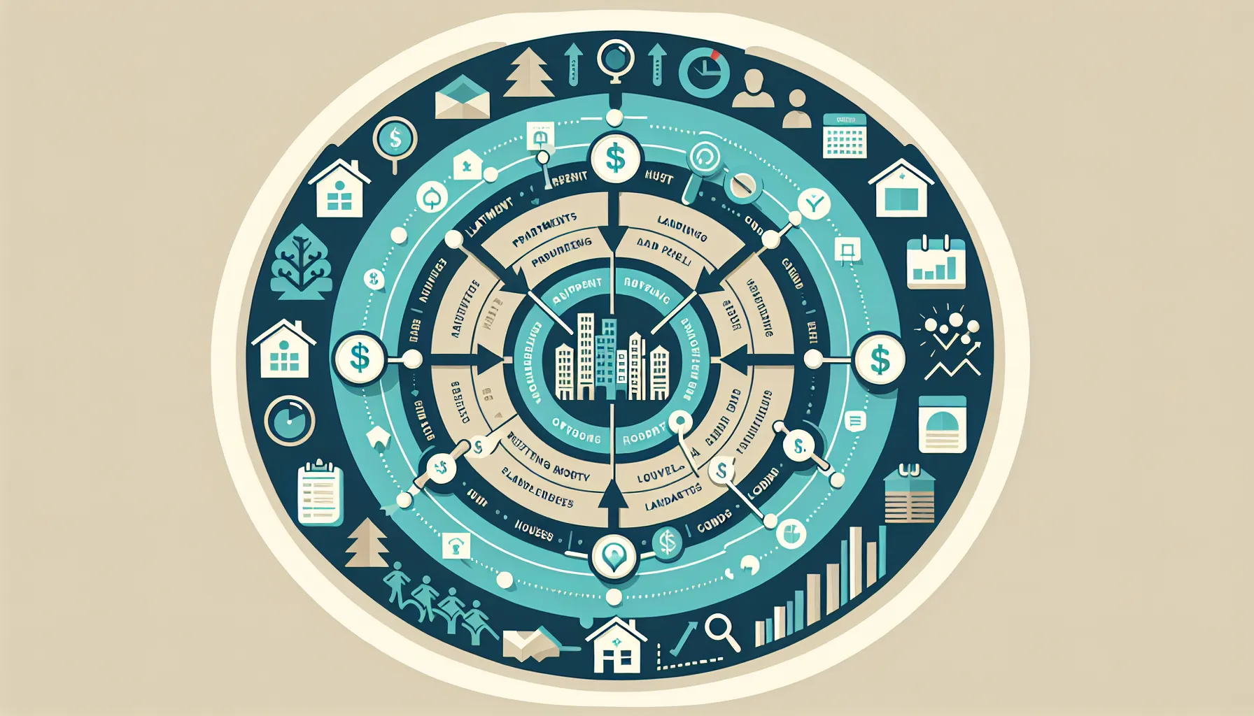 infographic of how rent tracking works in Pleasant Hill
