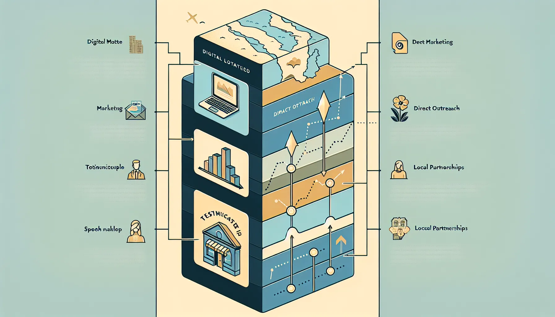 diagram showing key ways to attract real estate leads in Orinda