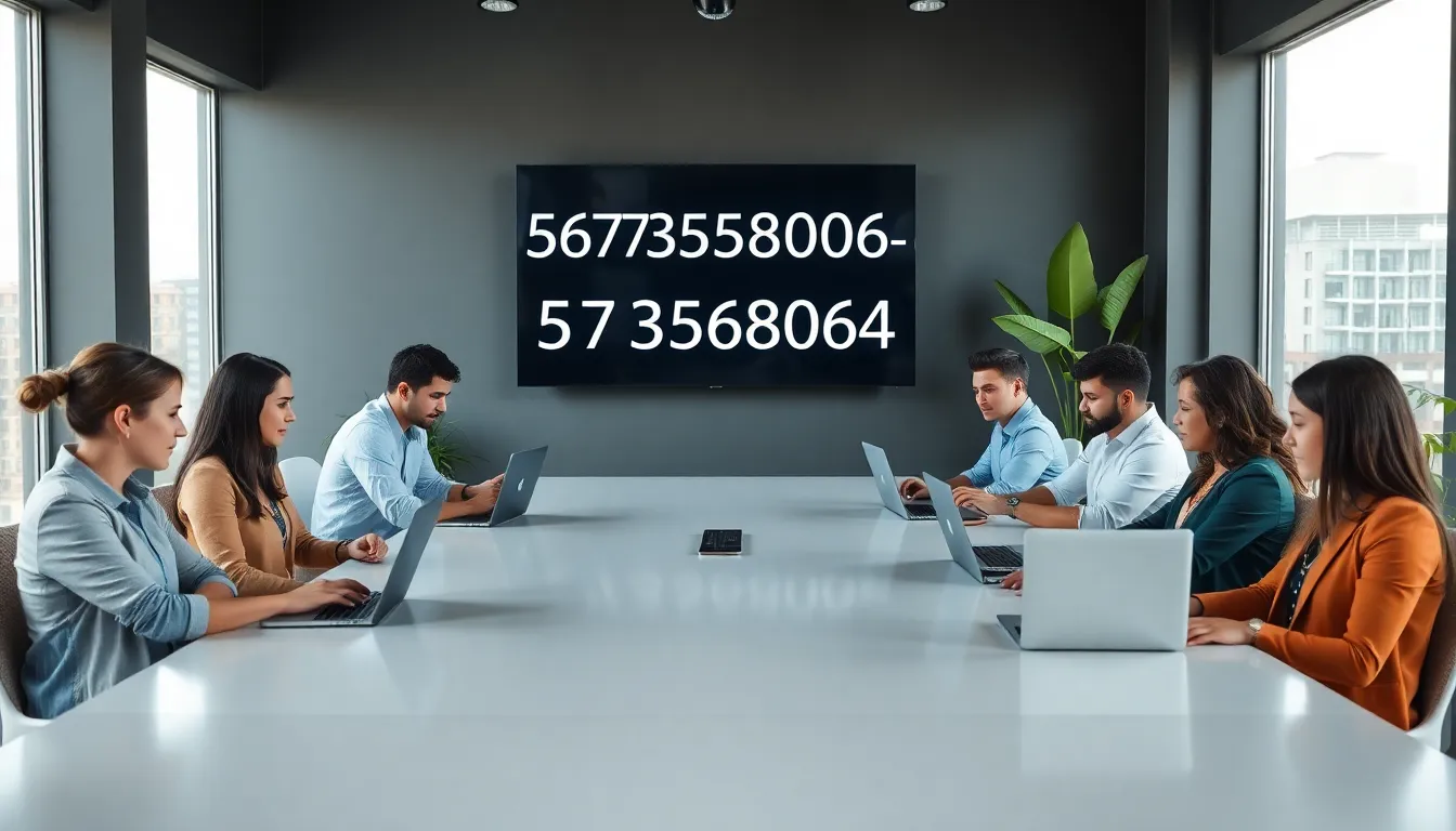 diverse team discussing data identifiers in a modern office.