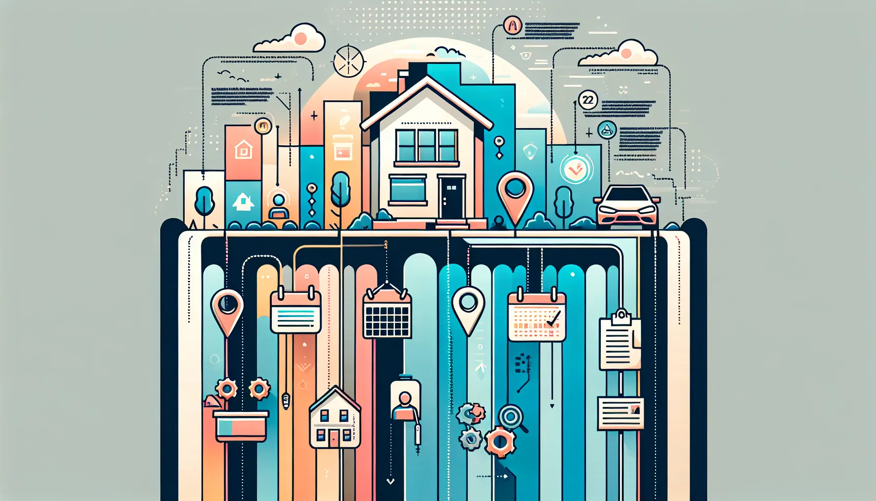 infographic showing key property rental rules for Danville owners