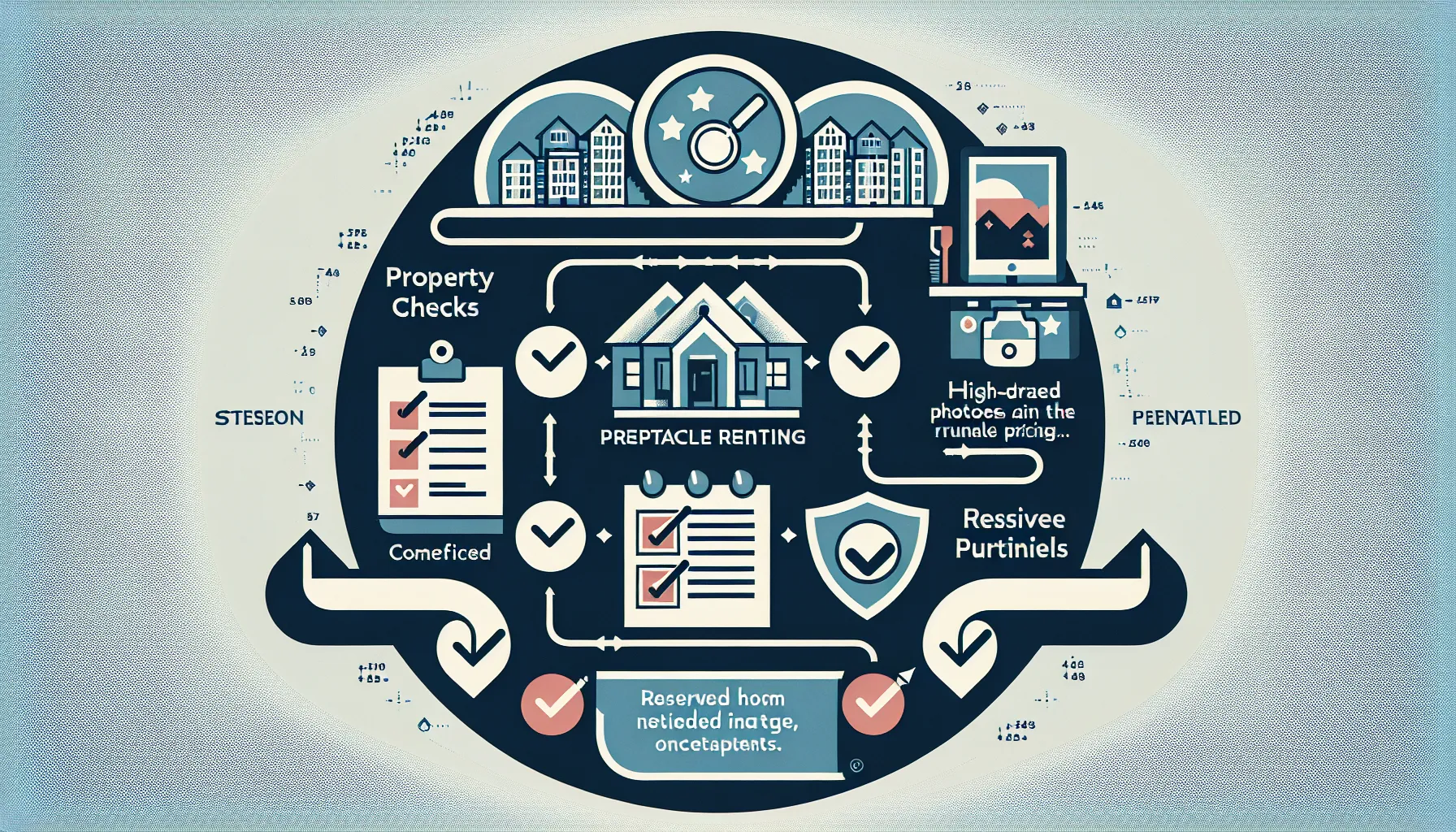 diagram of steps to quickly prepare a Danville rental property