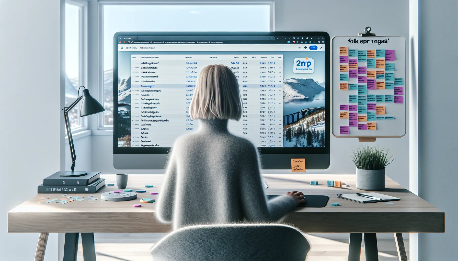 Marketer clustering norwegian faq questions from search and customer data on screens.