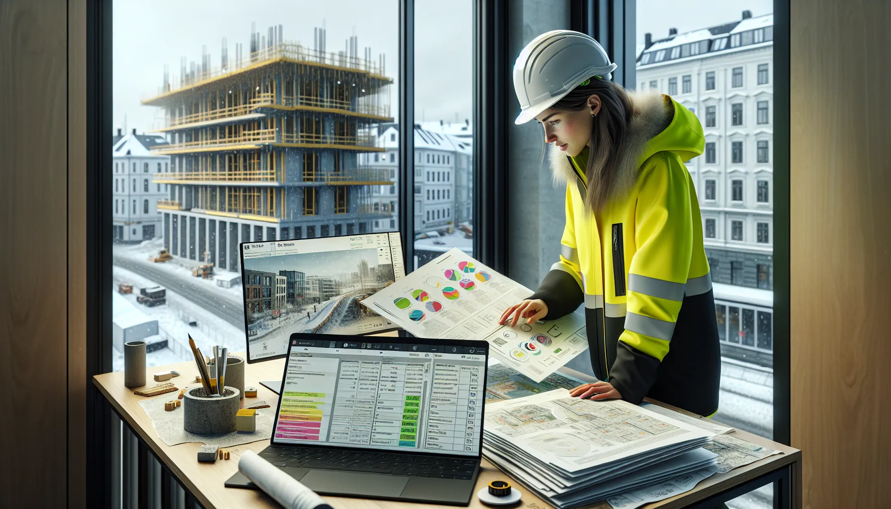 Hvordan implementere grønn teknologi i byggeprosjekter for økt bærekraft 2 Engineer reviews lca and epd documents for a sustainable norwegian building project.