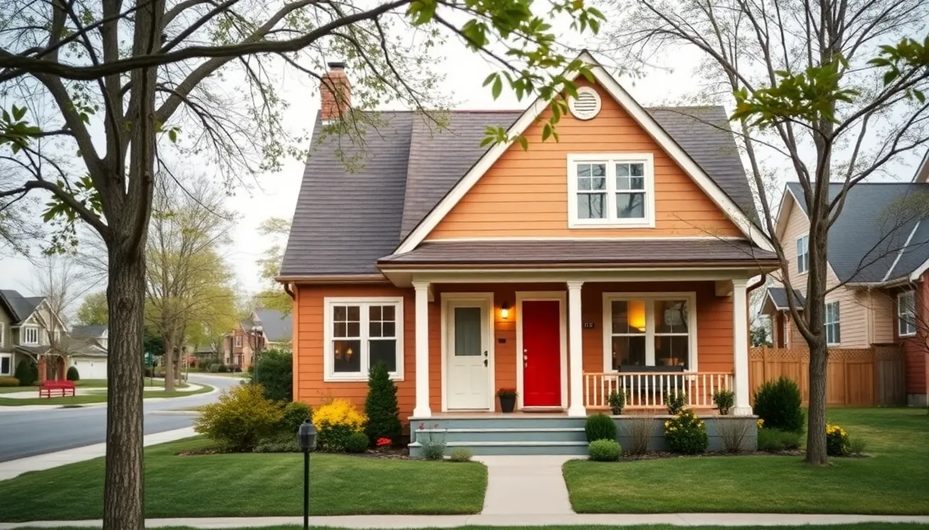modern middle-class home in a suburban neighborhood.