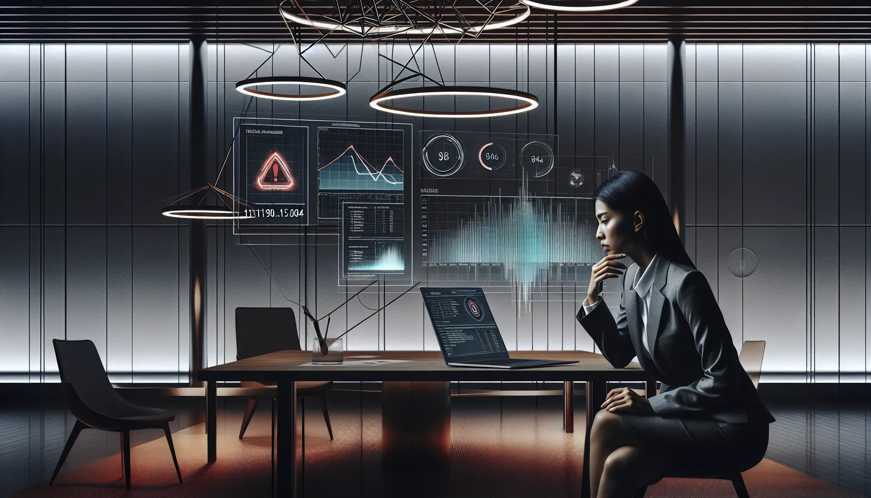 Tech professional analyzing an invalid IP address on a laptop.