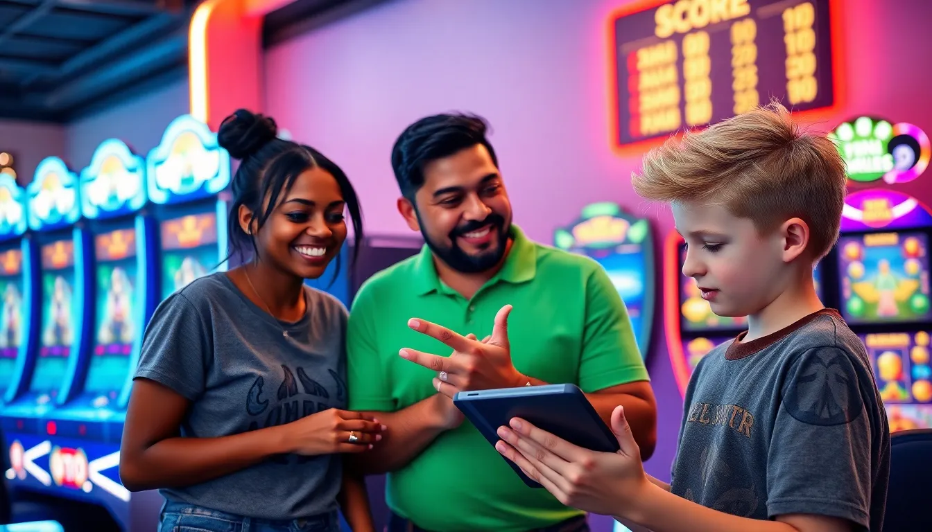 three diverse players engaged in an immersive online slot gaming experience.