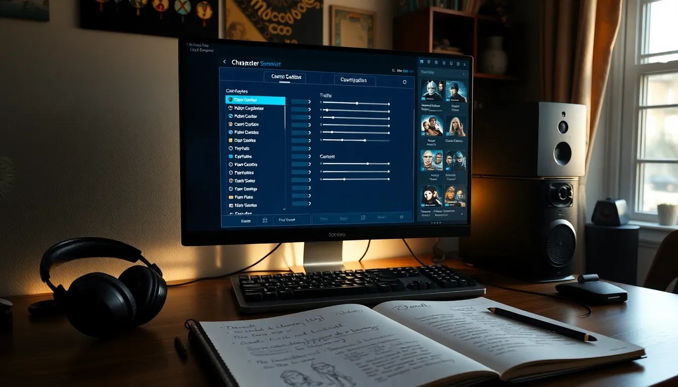 a computer screen displaying the CK2Generator for character creation in Crusader Kings II.
